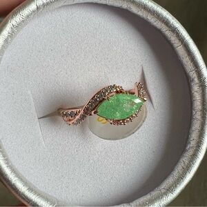 BP ice crystal rose gold ring 7 dreaming of you